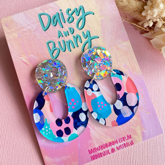 DAISY AND BUNNY - PIPER DANGLES - BLUE 2