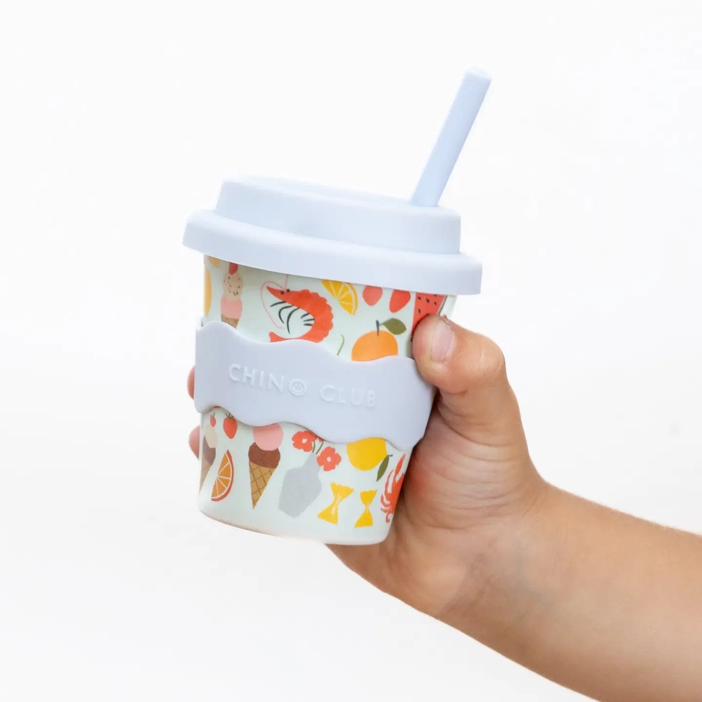 CHINO CLUB- Kids 4oz Reusable Babychino Cup- Amalfi