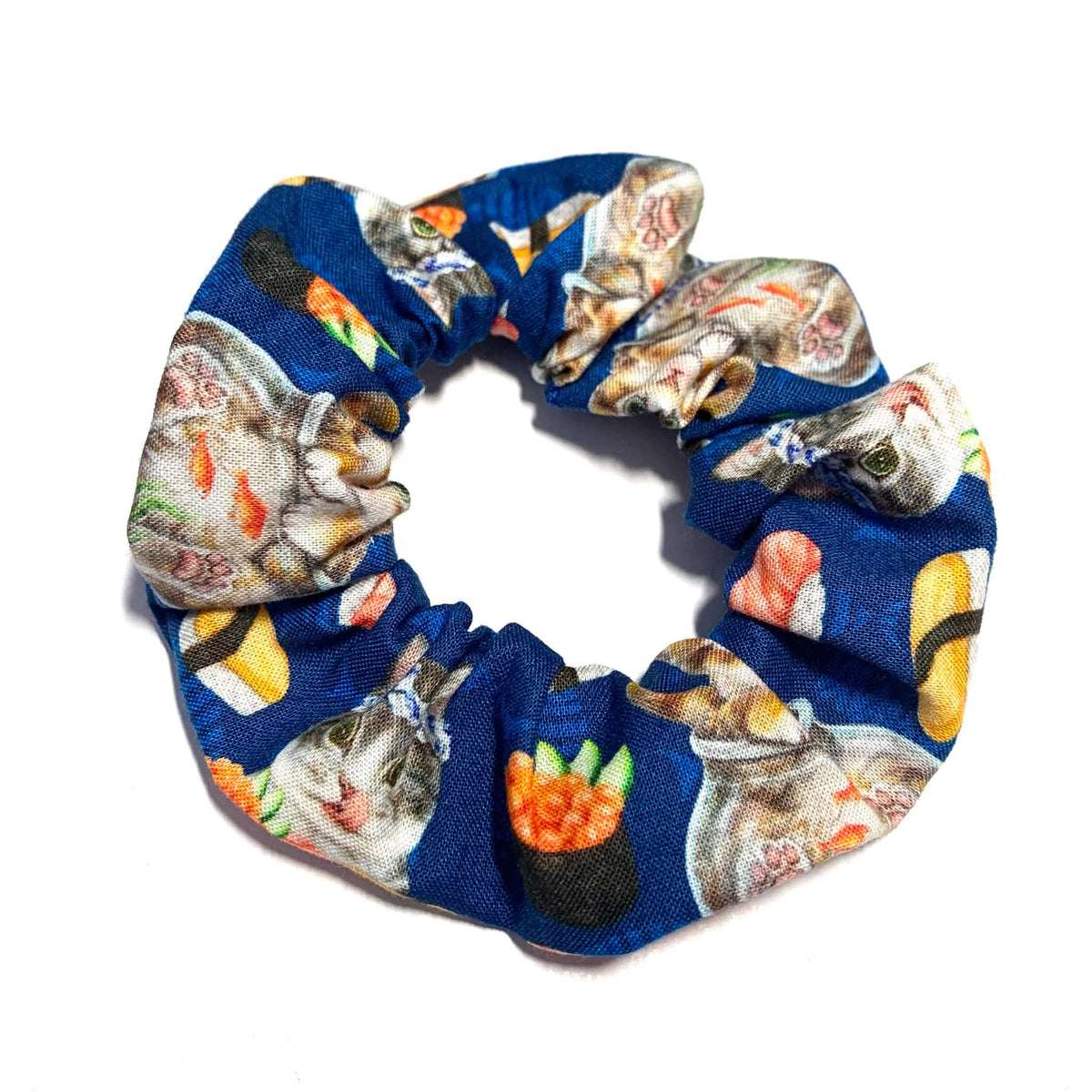 MUMMA WHOOPEE - "SUSHI CATS" REGULAR SCRUNCHIES
