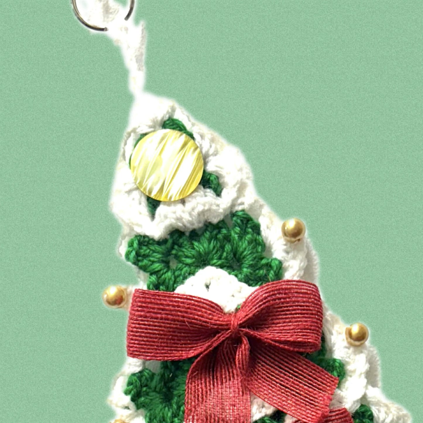 BEAKNITS- "OH CHRISTMAS TREE"- CROCHETED WALL HANGING 1