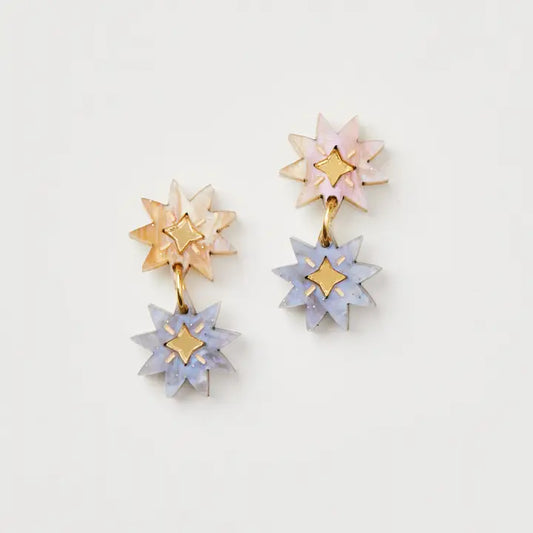 MARTHA JEAN - Double Stars- Gold/Grey