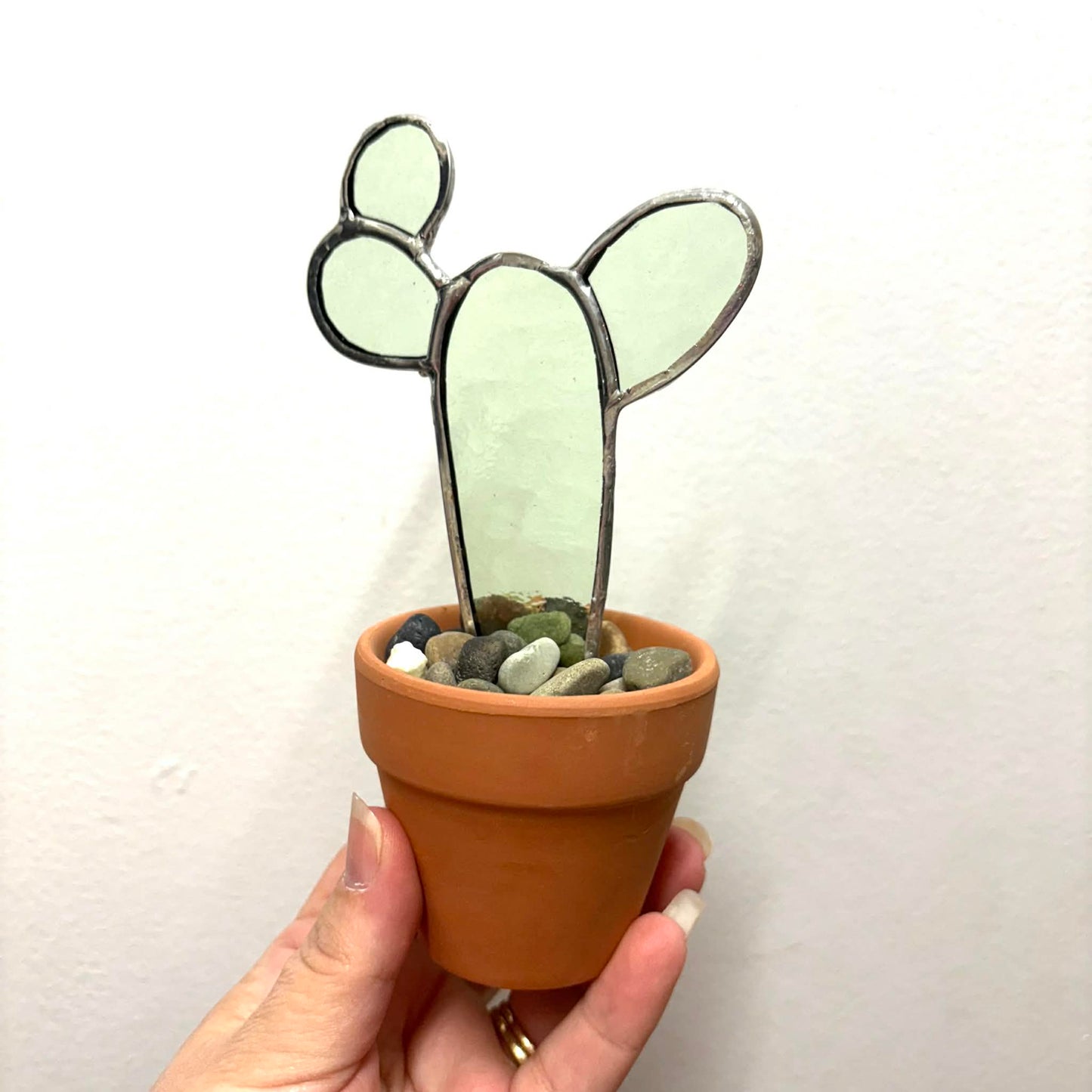 SWAN GLASS - SUCCULENT - STAINED GLASS ORNAMENT #10