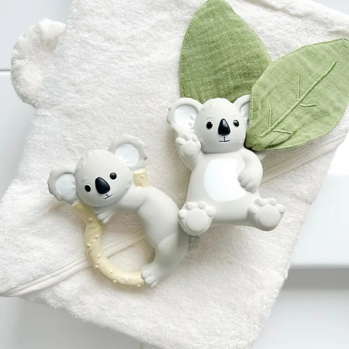 WINNIE PARKES- Banks the Koala Teether, Rattle and Scrunch Toy