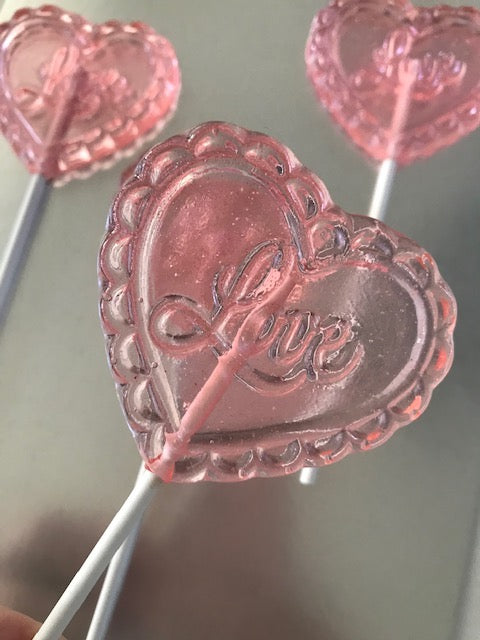 SWEETIE DARLING CANDY - Lacy Love Heart Cotton Candy