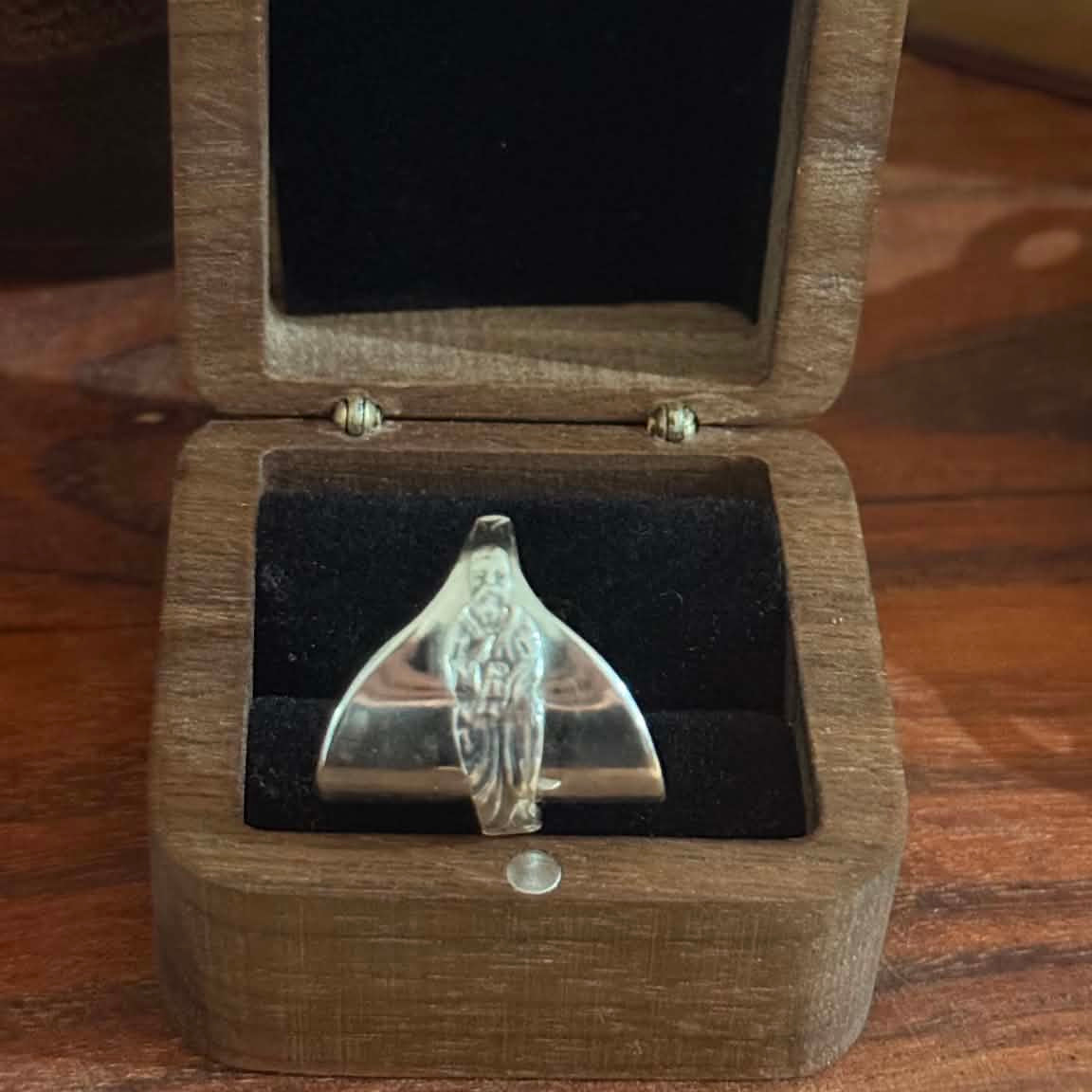 MOLLY MADE - 1922 Sterling Silver Apostle Saddle Spoon Ring