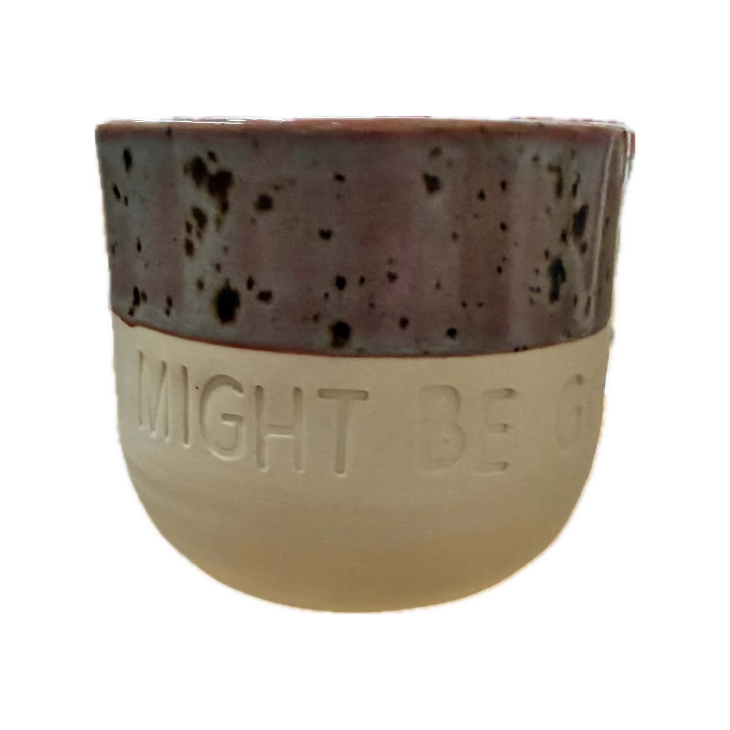 POTTERESS BY ALICIA - MIGHT BE GIN - Hand Stamped Mug