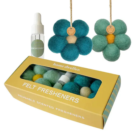 HOME DWELLER - Felt Flower Fresheners - Beachcomber
