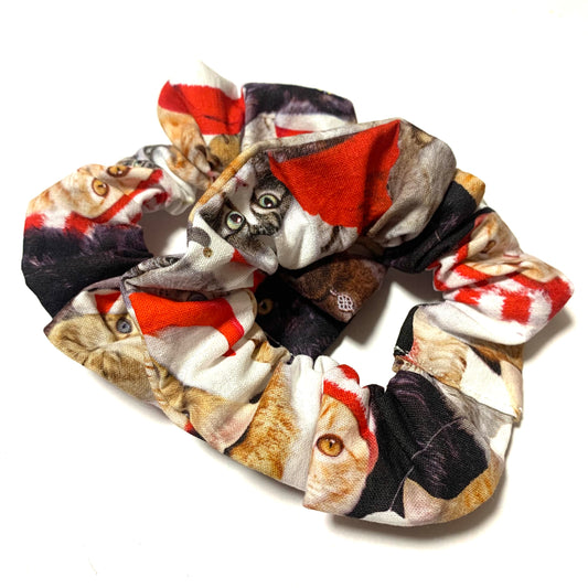 MUMMA WHOOPEE - Regular “Christmas Kitties” SCRUNCHIES