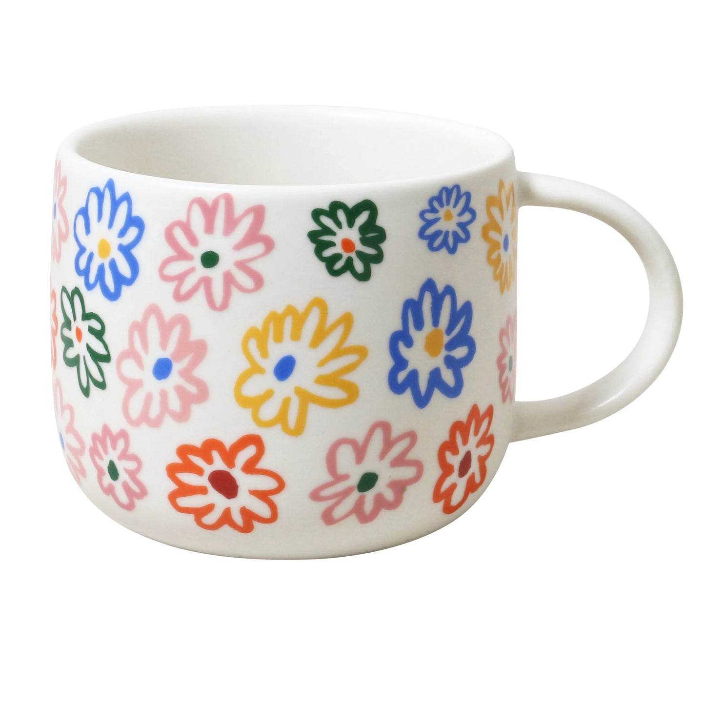 ROBERT GORDON POTTERY - "Big Flower Heart" Mug - Claire Ritchie Collaboration
