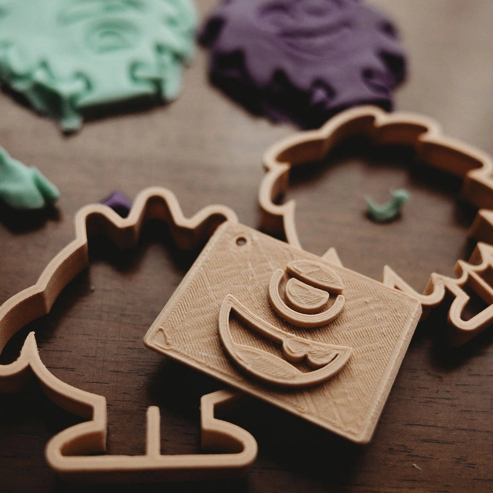 KINFOLK PANTRY- Monster Stamp Play Bundle - Eco Playdough Tools