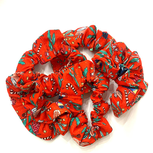 MUMMA WHOOPEE - Regular “Sparkly Aussie Christmas” SCRUNCHIE