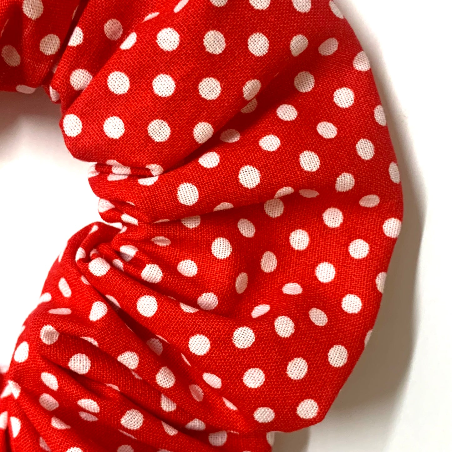 MUMMA WHOOPEE - Jumbo "Christmas Polka Dots" Christmas Scrunchies