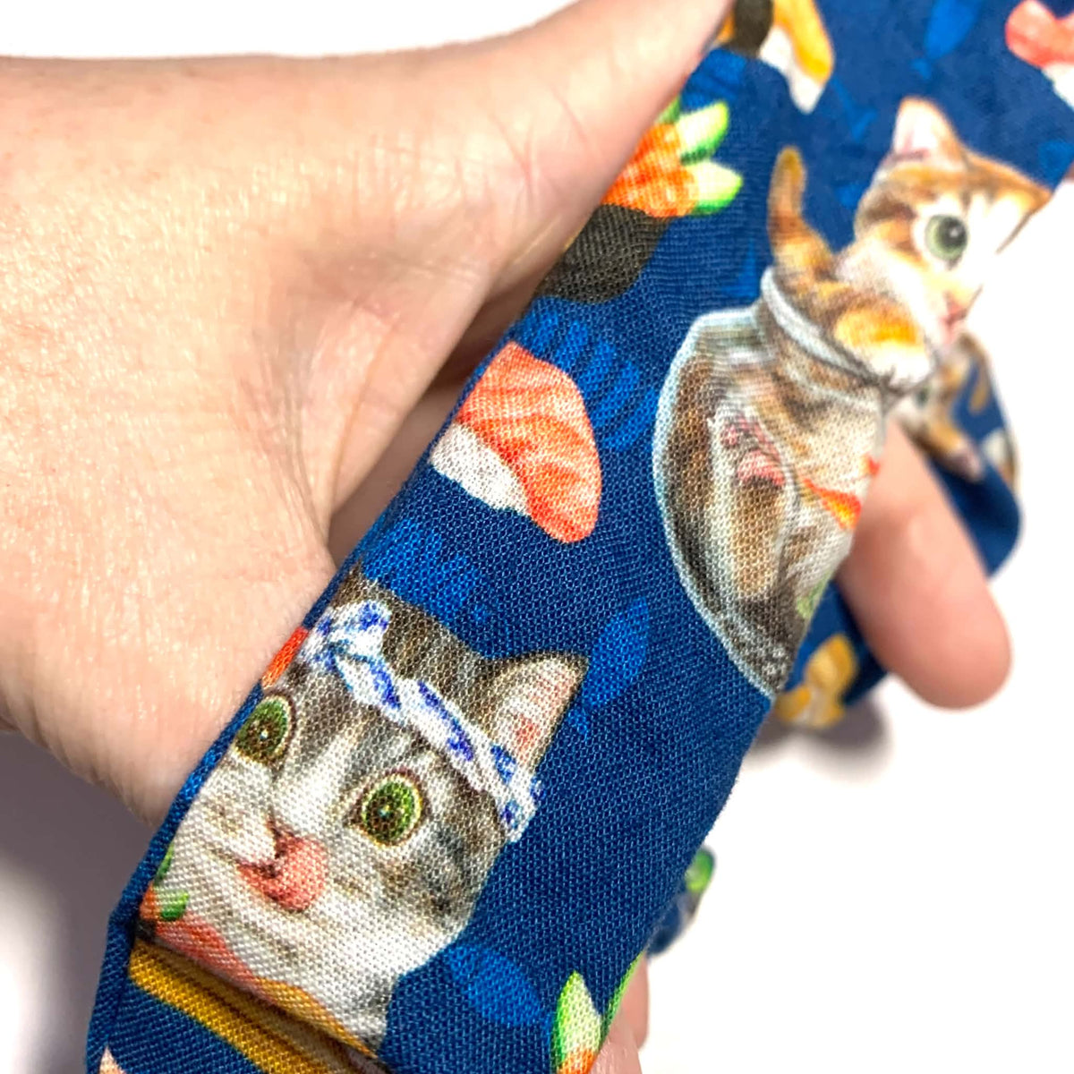 MUMMA WHOOPEE - "SUSHI CATS" REGULAR SCRUNCHIES