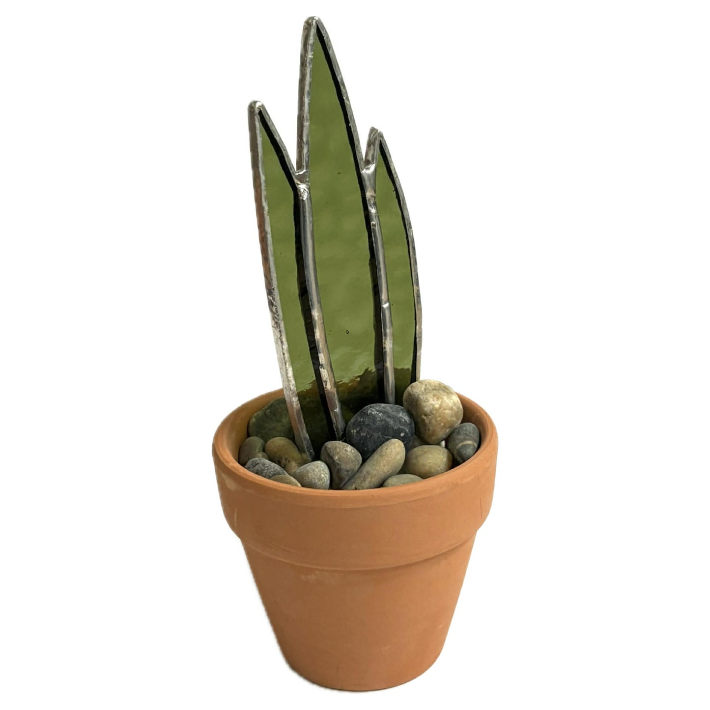 SWAN GLASS - SUCCULENT - STAINED GLASS ORNAMENT #11