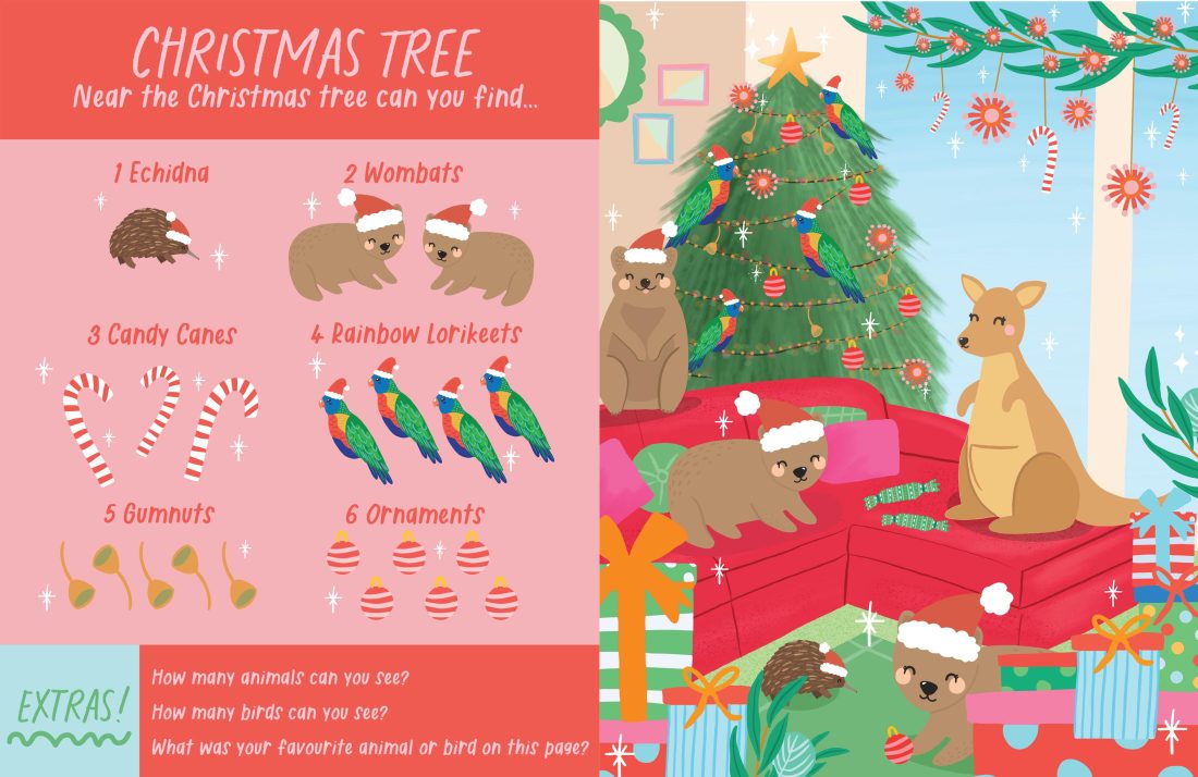 BOOKS & CO - AUSSIE CHRISTMAS: SEARCH AND FIND- Christie Williams
