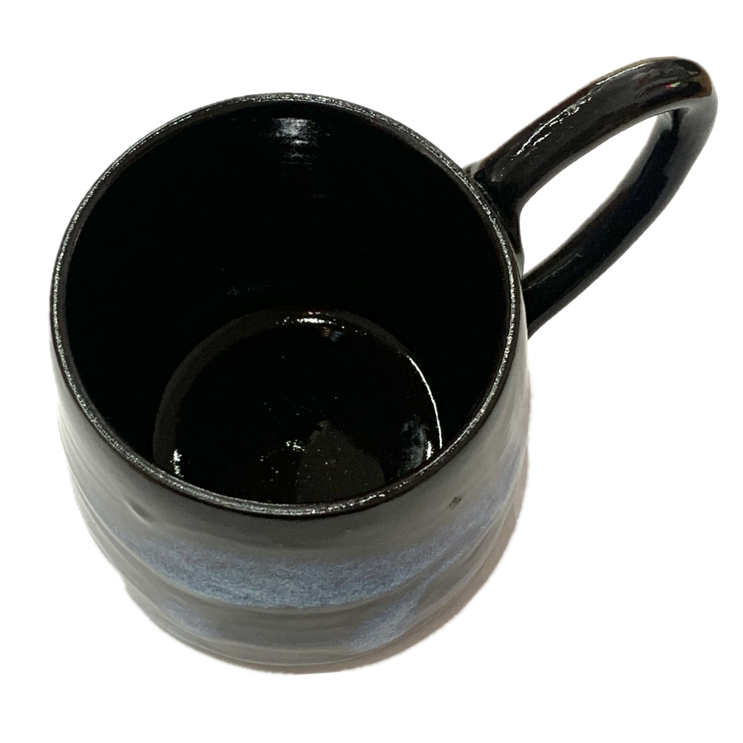 EARTH BY HAND- Black & Blue Glazed Mugs