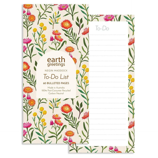 EARTH GREETINGS- Everlasting Love- To-Do List