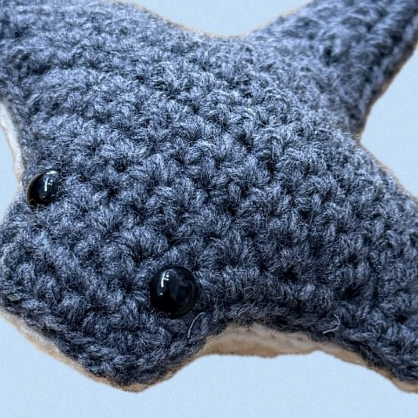 BEAKNITS- CROCHETED RAYS - dark grey