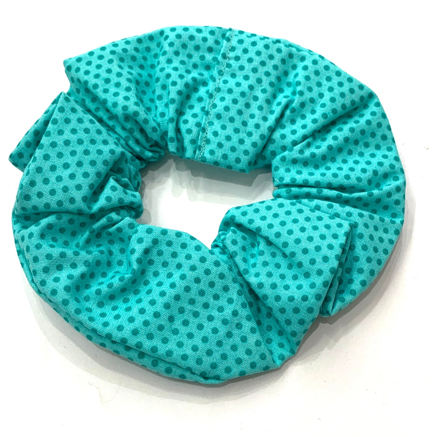 MAKIN' WHOOPEE - JUMBO "Aqua Spots" SCRUNCHIES