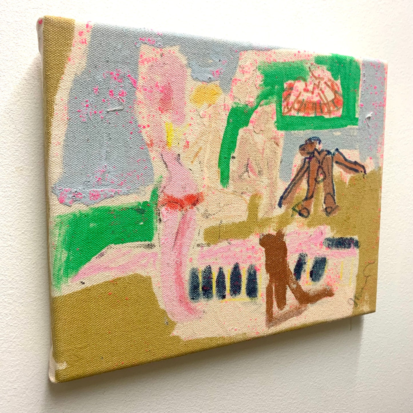 JULIE POULSEN ARTWORK - "Beach Day" - Small Painting