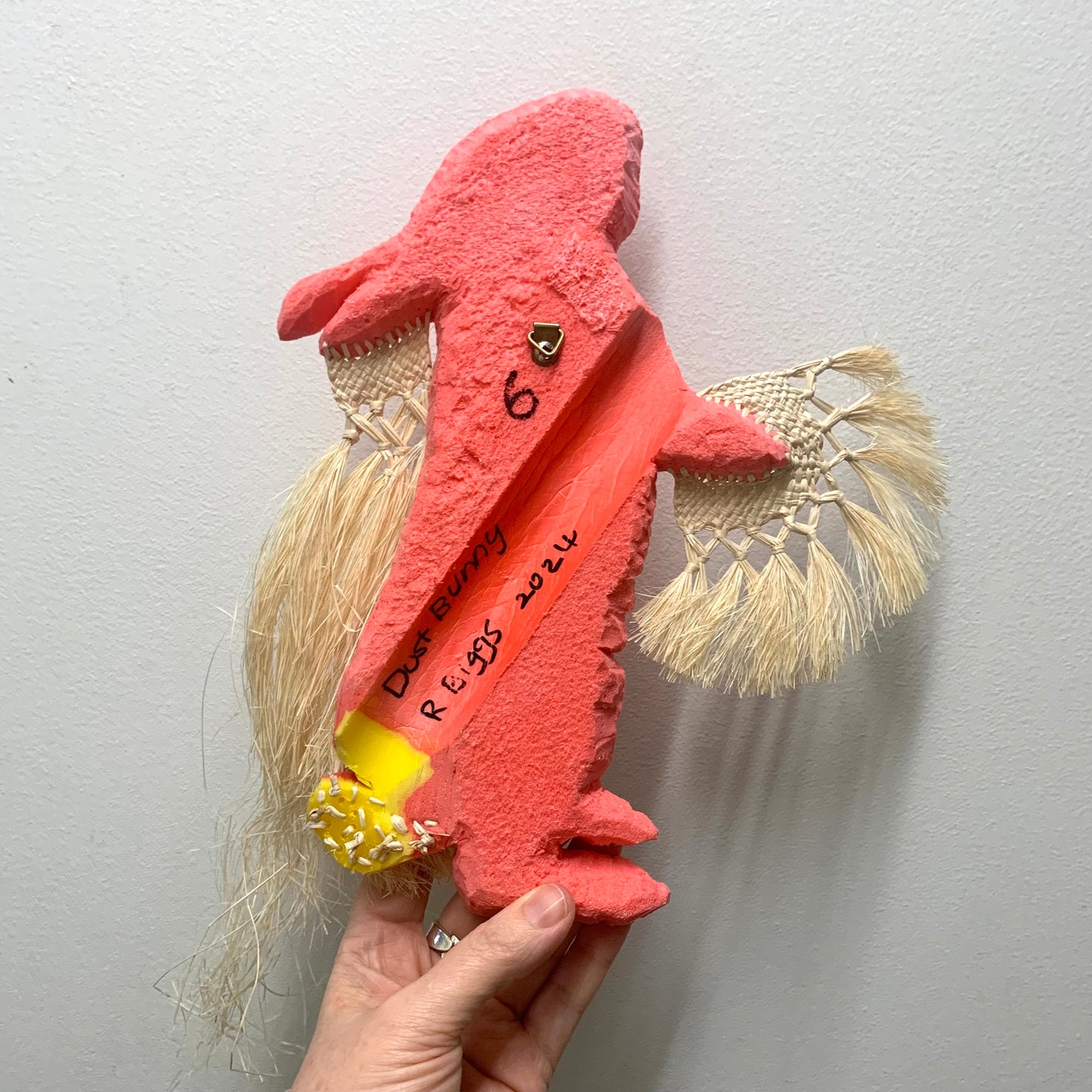 RAEWYN BIGGS ARTWORK - Dust Bunny #6- A Tidy House Exhibition Series