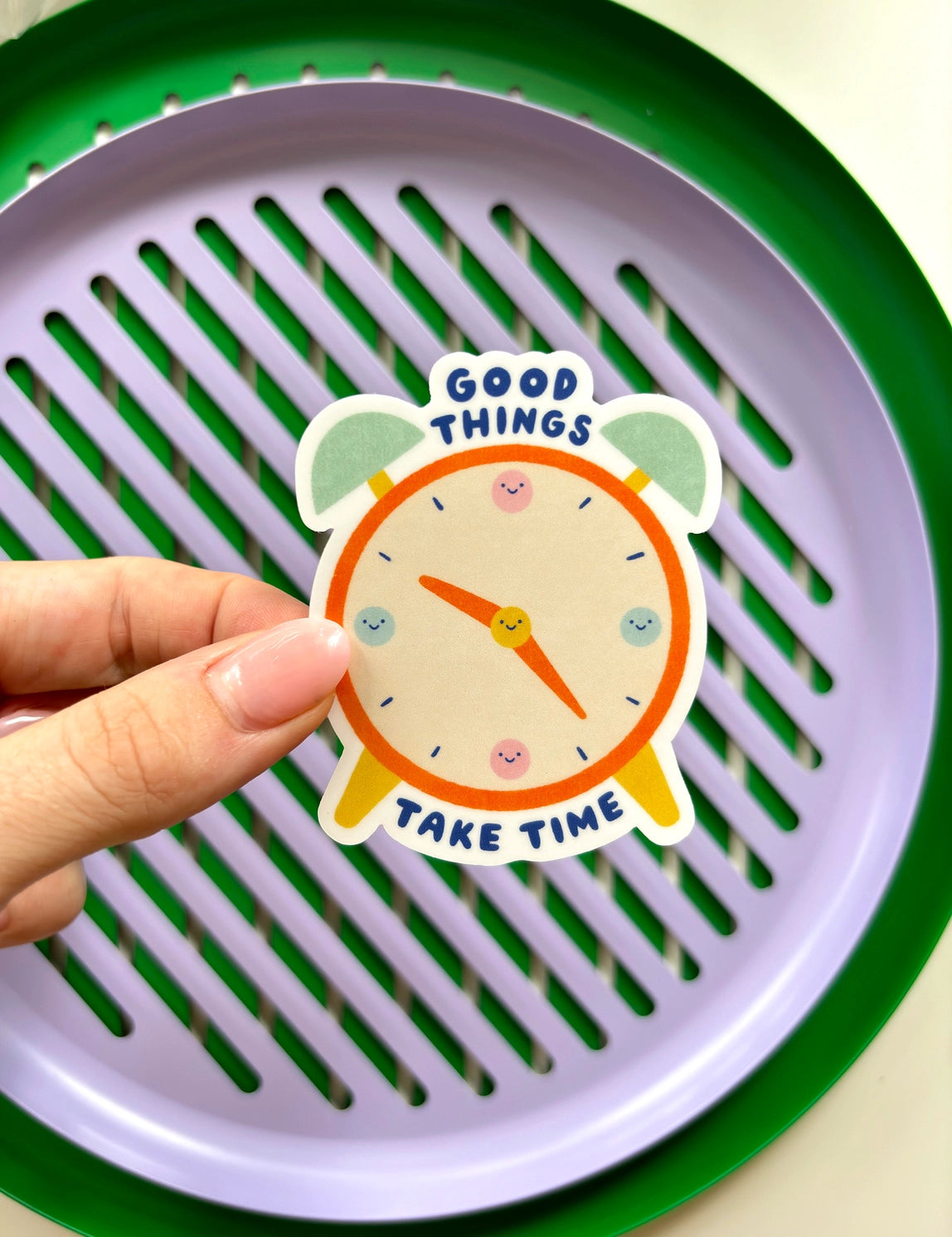 LAUREN SISSONS STUDIO- "Good Things Take Time" - Sticker