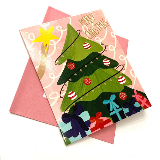 CANDLE BARK CREATIONS - "Tree Topper"- Single Christmas Cards