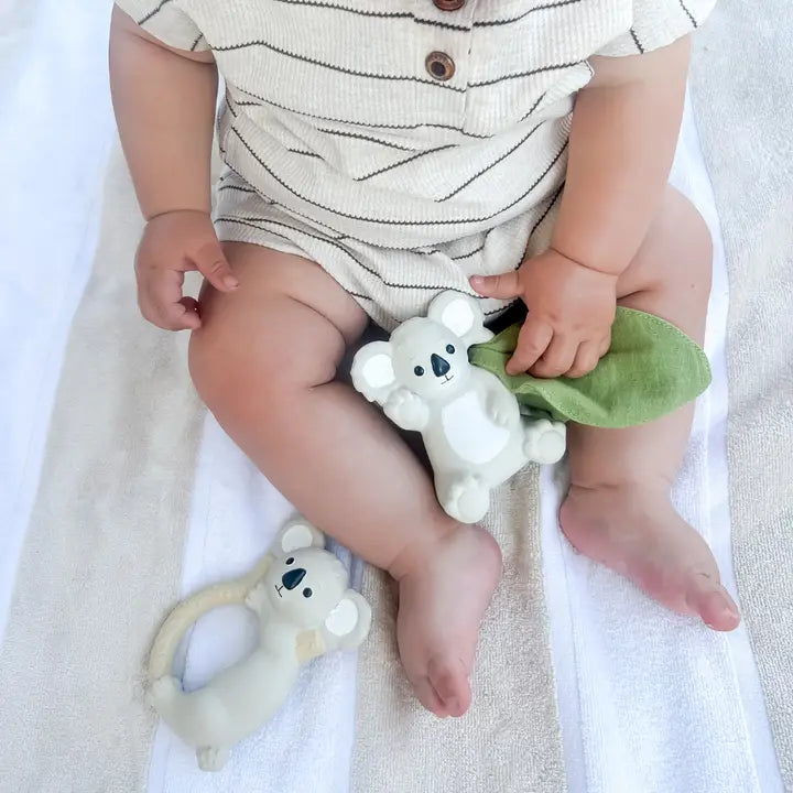 WINNIE PARKES- Banks the Koala Teether, Rattle and Scrunch Toy