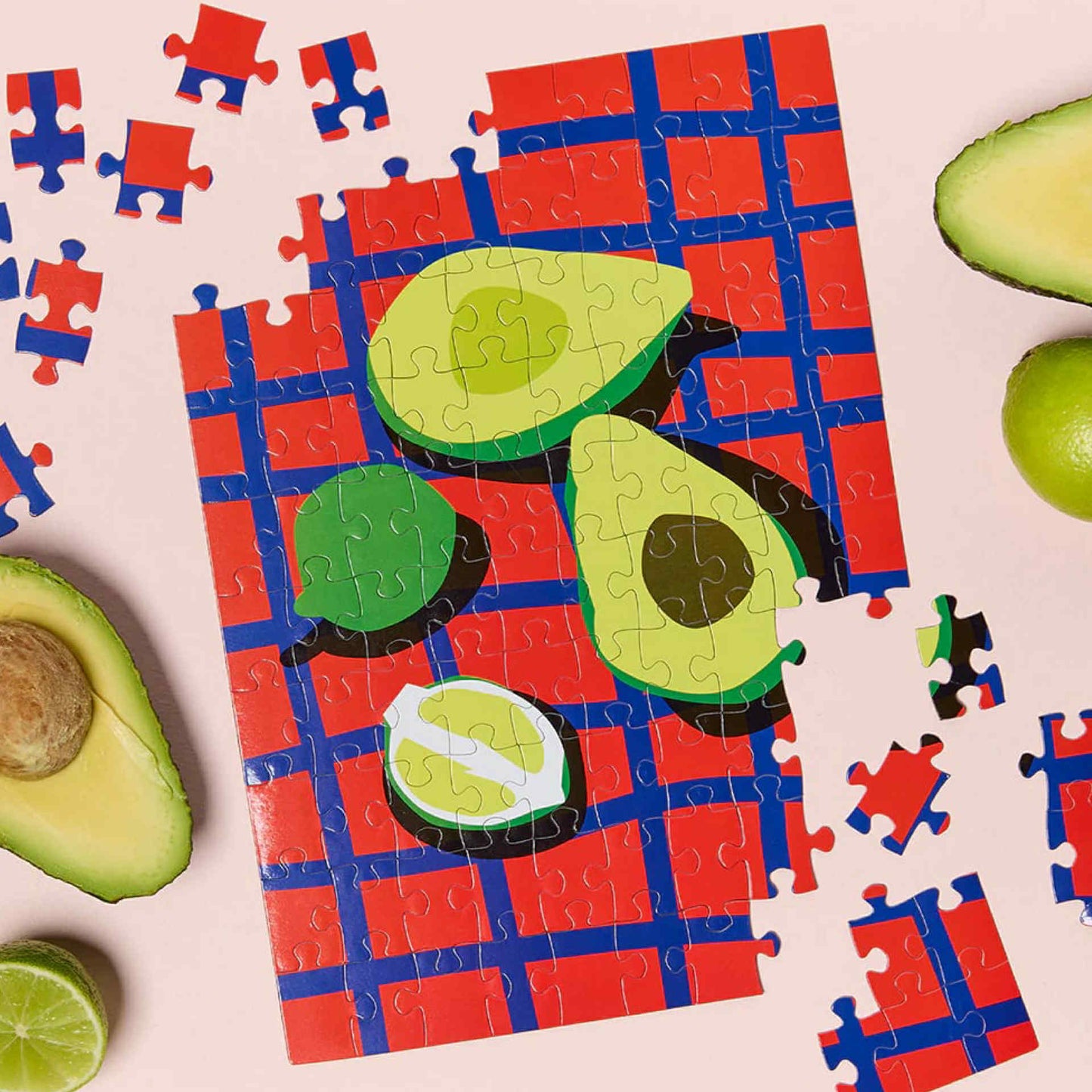 JOURNEY OF SOMETHING - 100 PIECE MAGNETIC PUZZLE - AVOCADO IS LIFE