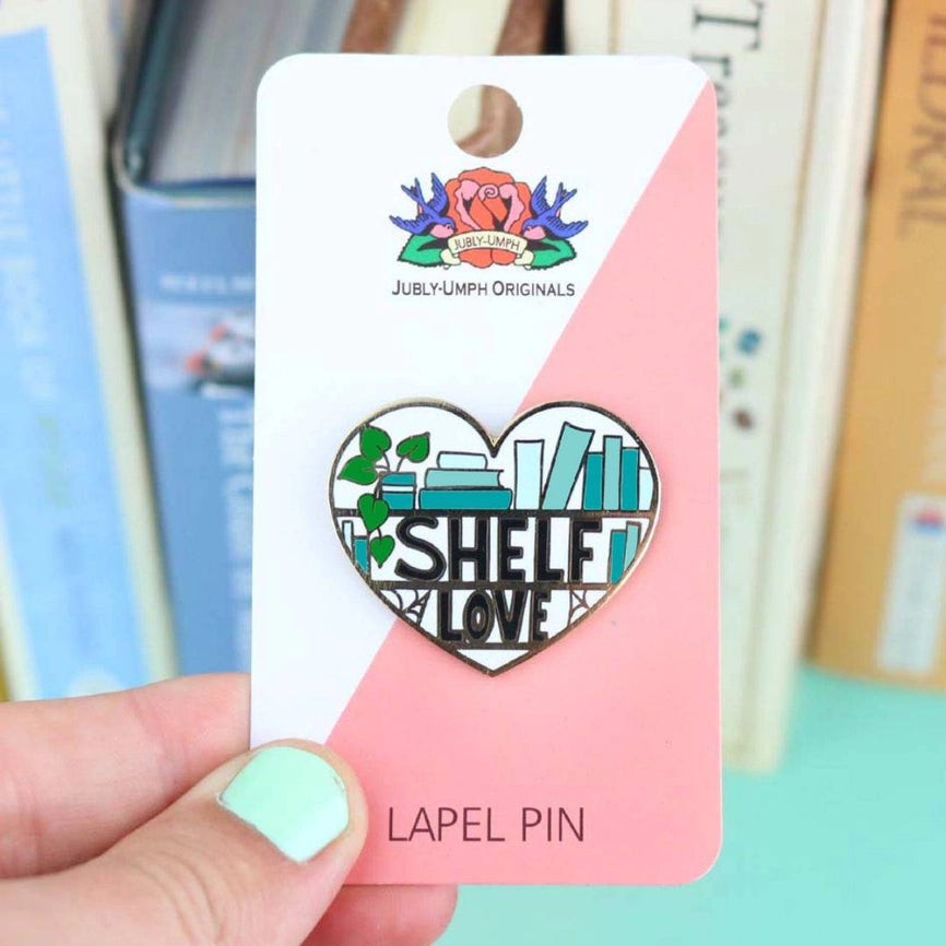 JUBLY-UMPH - "SHELF LOVE" LAPEL PIN