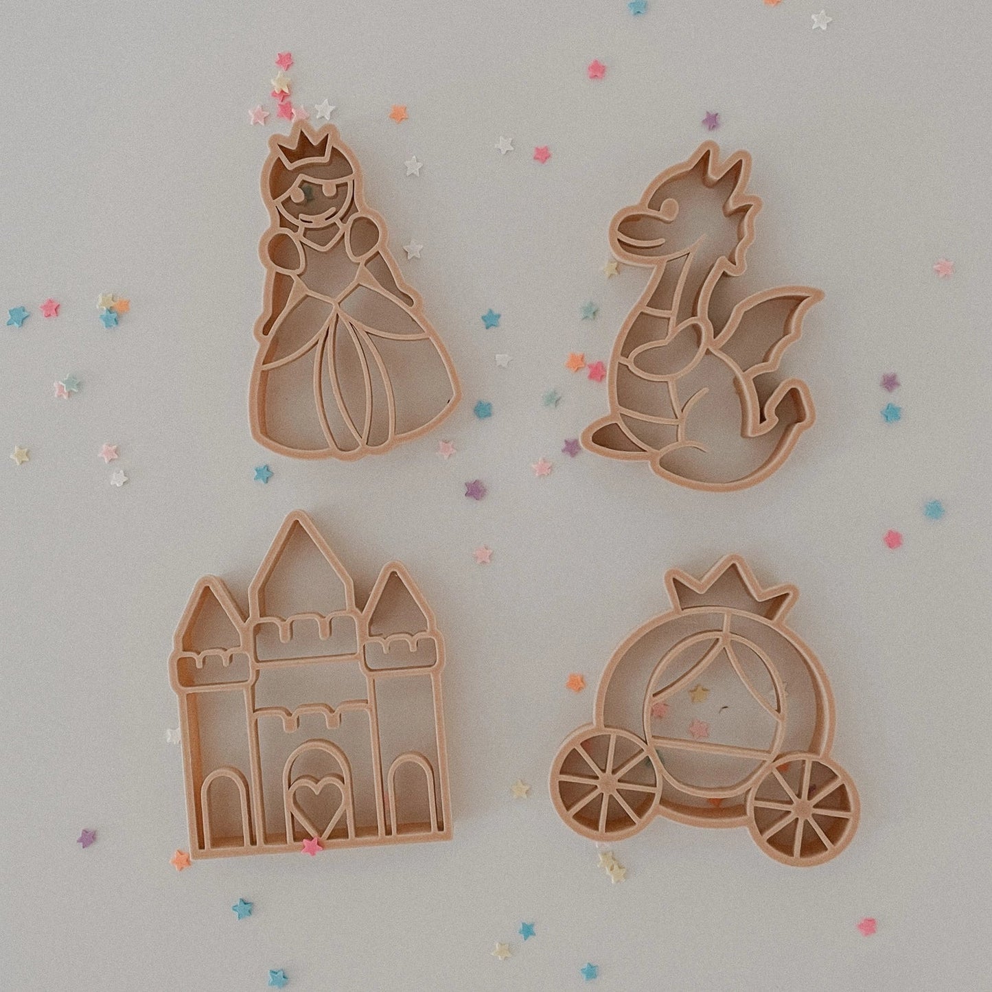 KINFOLK PANTRY- Princess Cutter Set - Eco Playdough/Cookie Tools