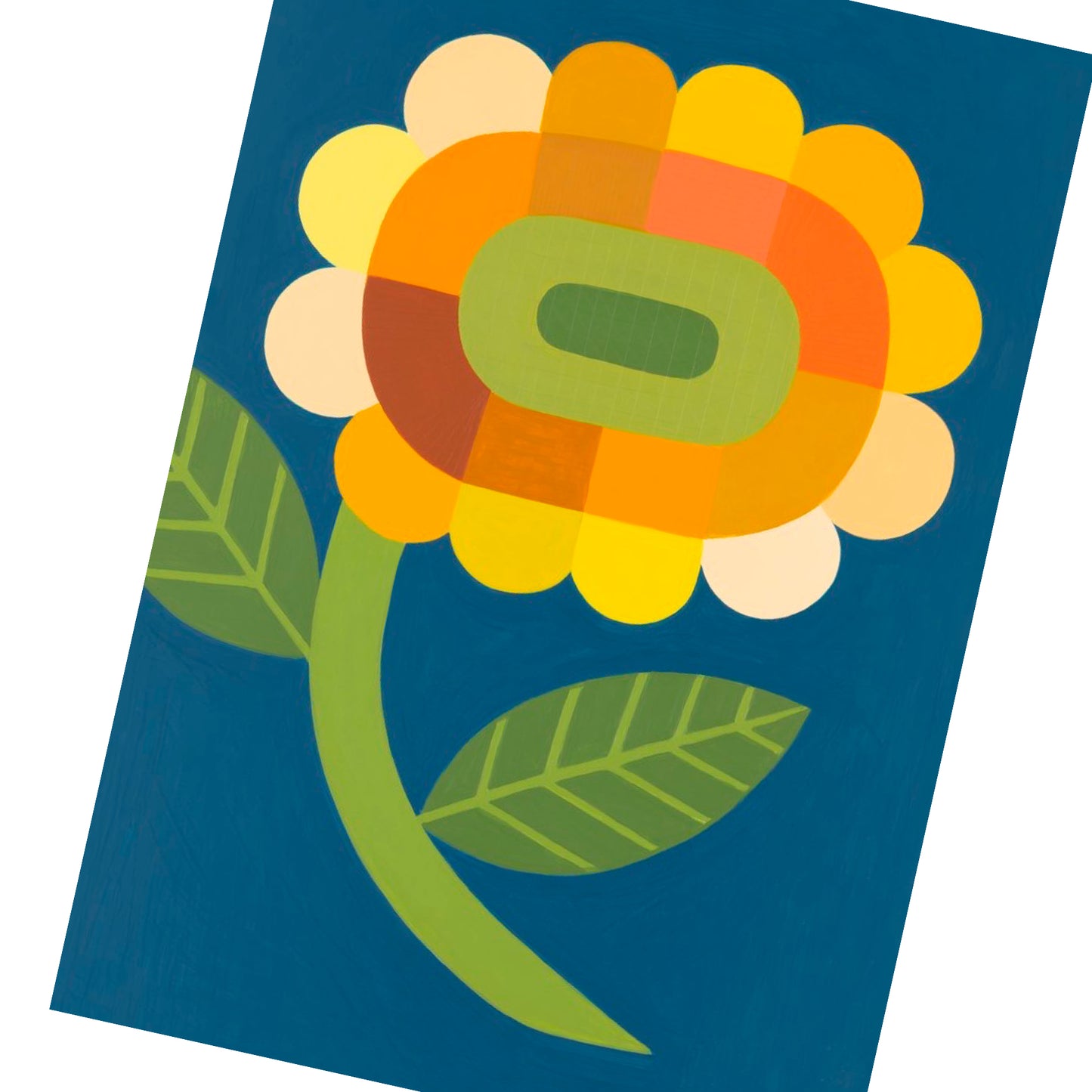 CLAIRE ISHINO- SMALL LIMITED EDITION A5 PRINTS- Happy Yellow Flower