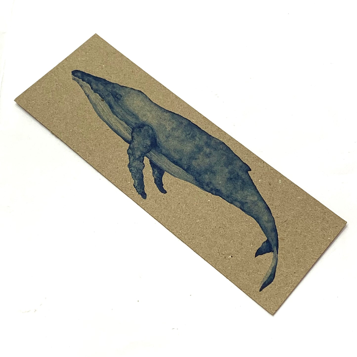 Shanna Trees Creations- "Whale" Bookmark- Natural Paper