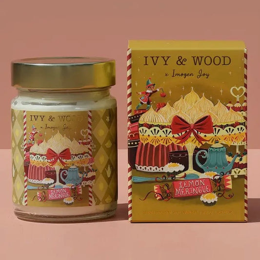 IVY & WOOD - "Lemon Meringue"-Limited Edition Christmas Candle