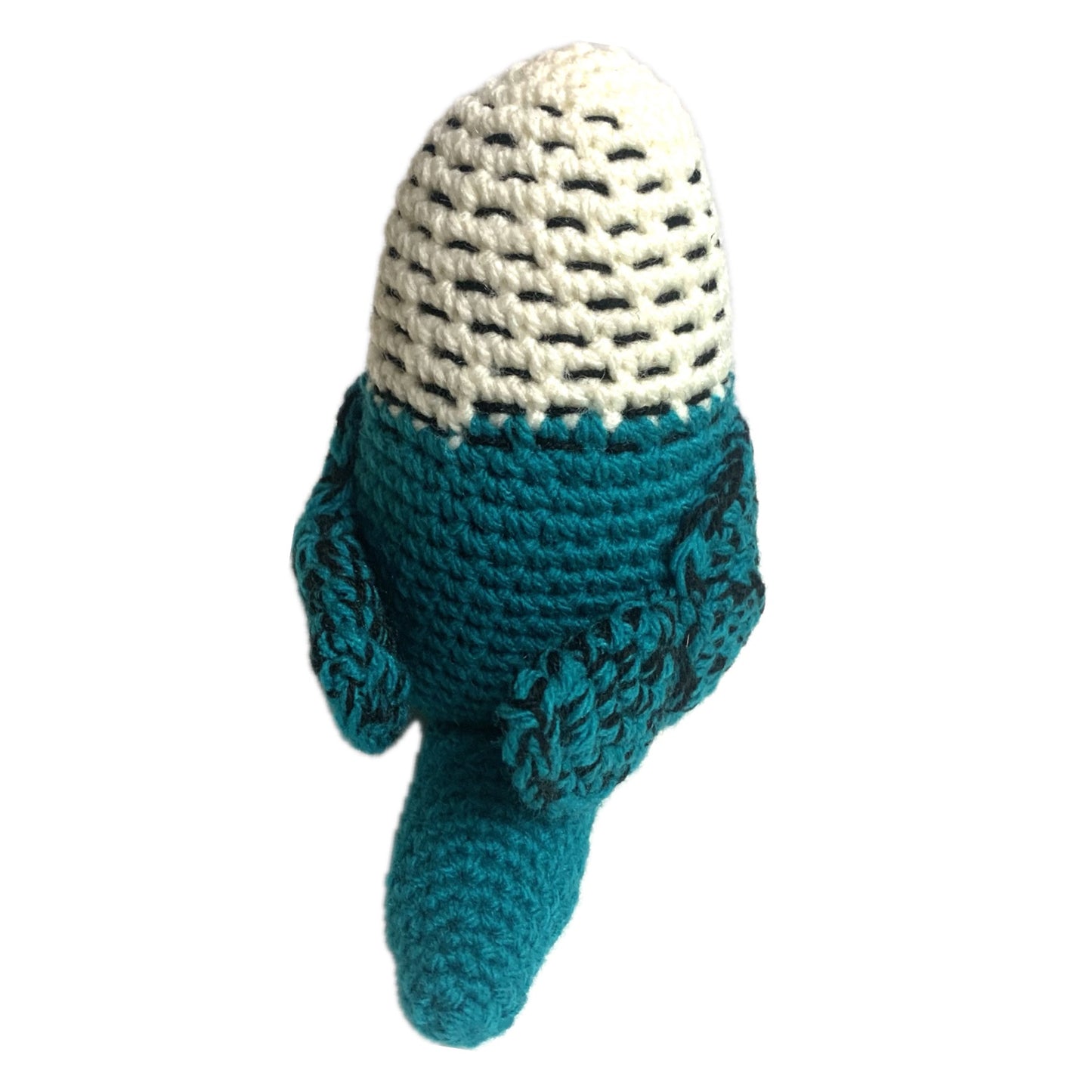 BEAKNITS- TURQUOISE CROCHETED BUDGIE