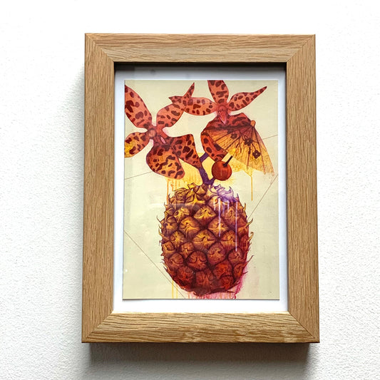 HANNAH MURRAY - "Tropicalia #2- Pineapple" Framed Image