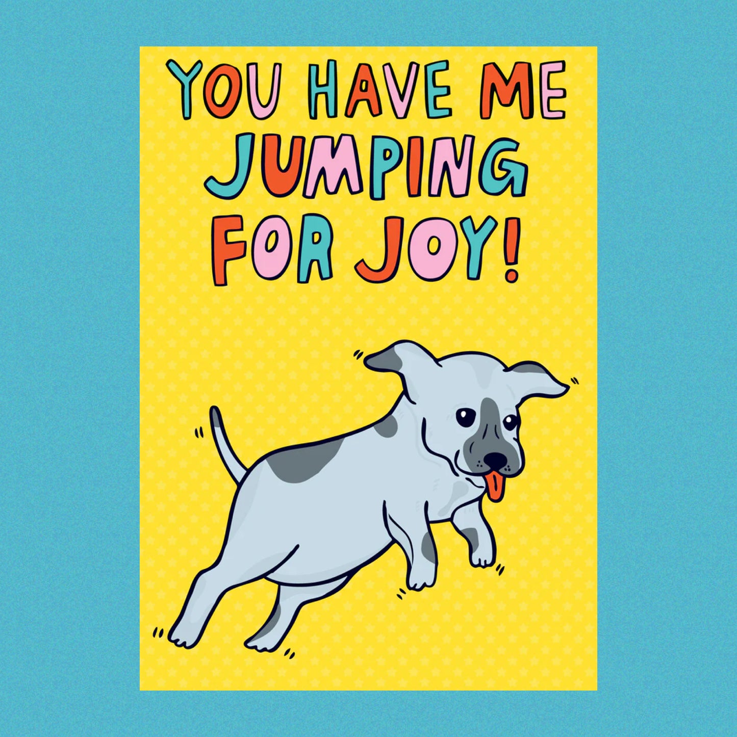 ABLE & GAME- Jumping for Joy - Blank Greeting Cards