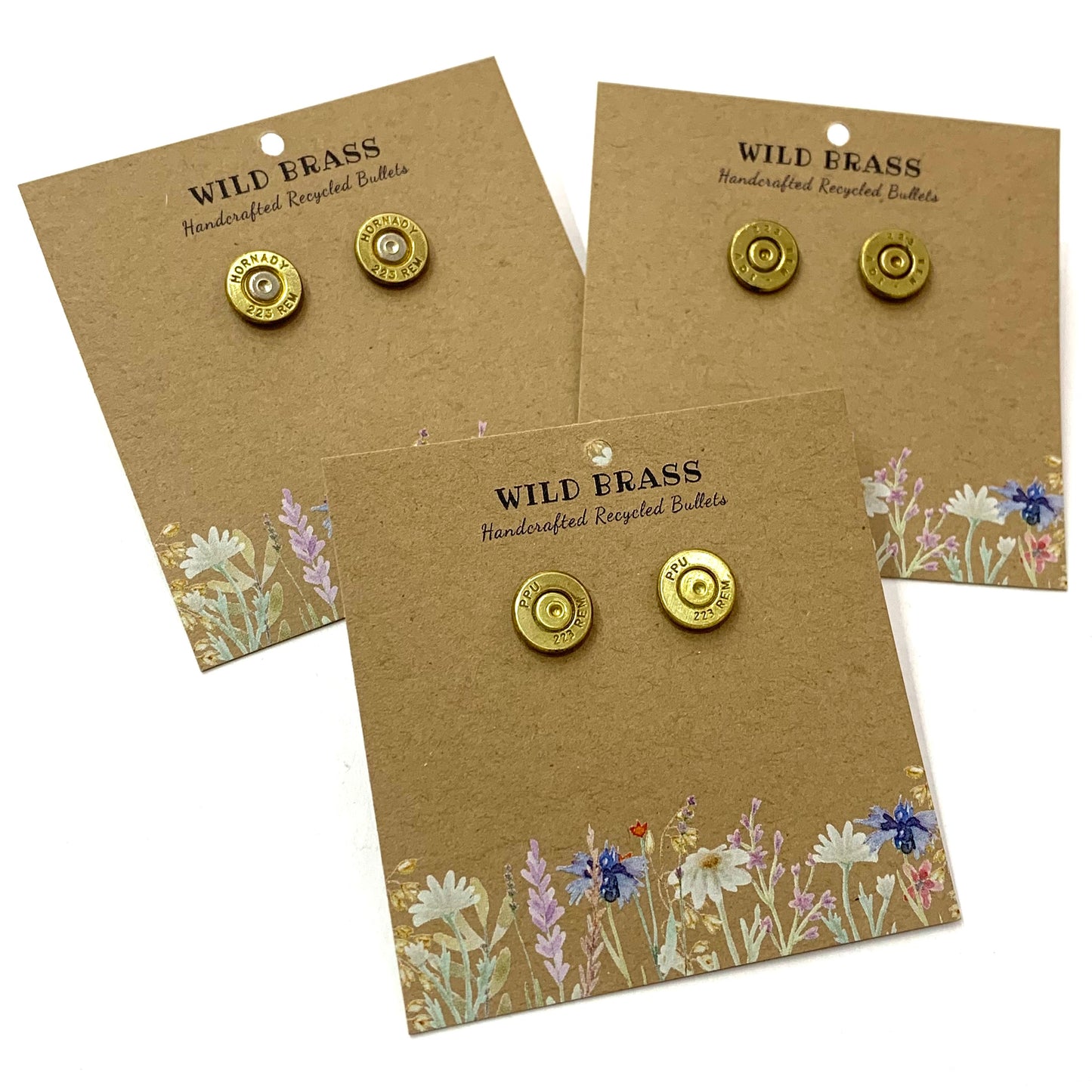 WILD BRASS- Small Studs- Brass Primer