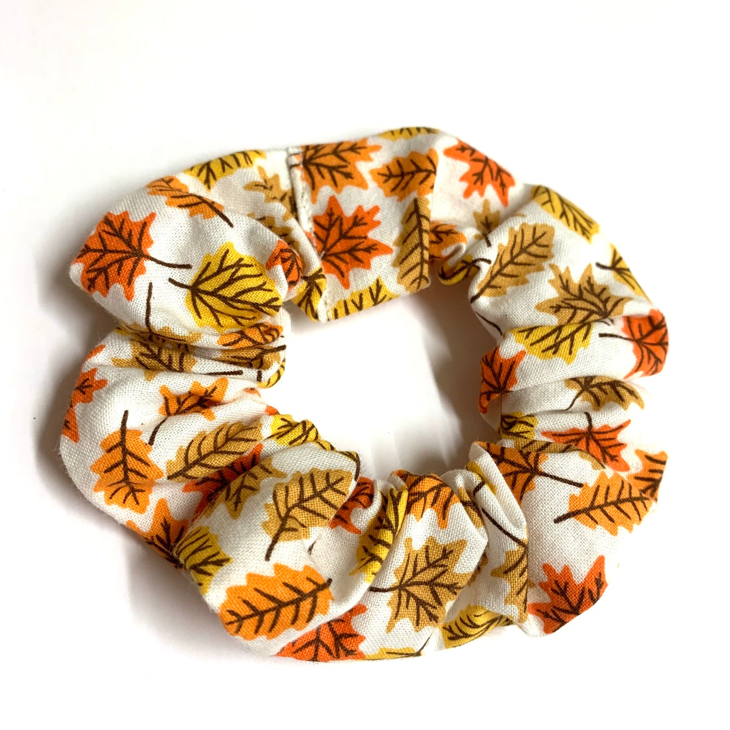 MUMMA WHOOPEE - "Fall Leaves" REGULAR HALLOWEEN SCRUNCHIES