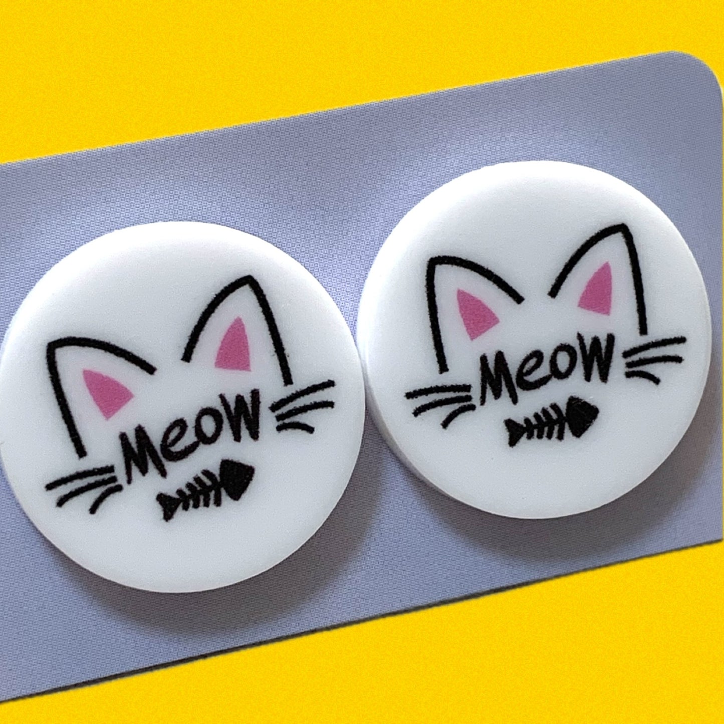 MAKIN' WHOOPEE - Fur Friends- "Team Meow" Cat Lovers Studs