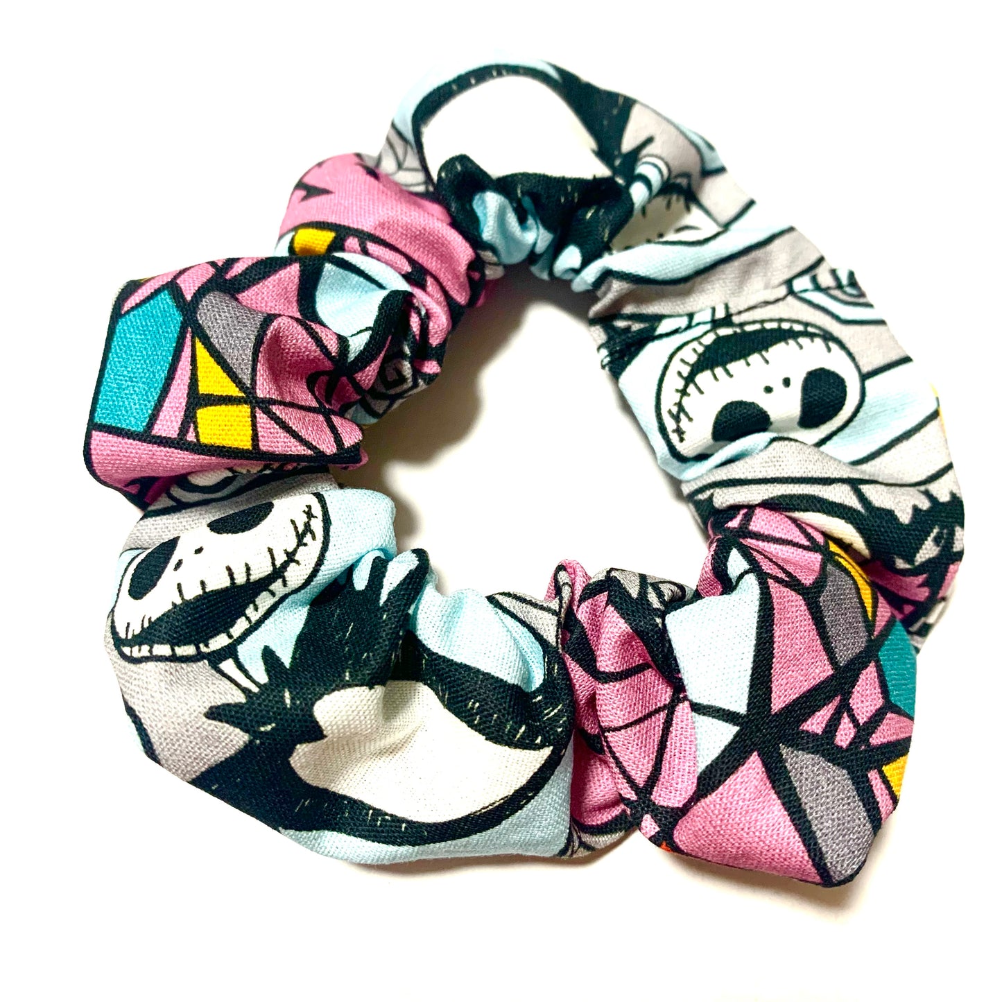 MUMMA WHOOPEE - Regular "Jack & Sally" Nightmare Before Christmas Scrunchies