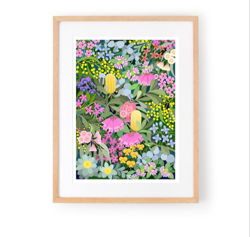 CLAIRE ISHINO- SMALL LIMITED EDITION A5 PRINTS- Australian Native Flora