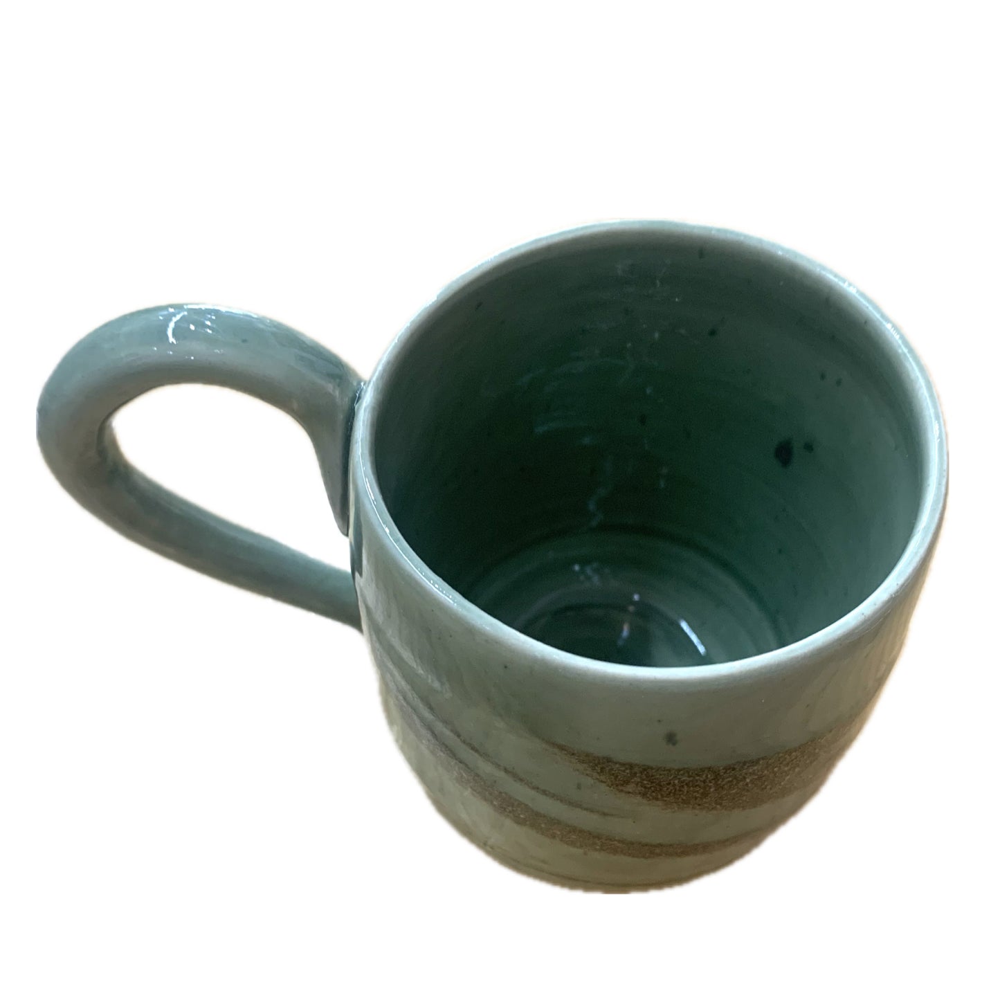 EARTH BY HAND- Green & Brown Swirl Mugs
