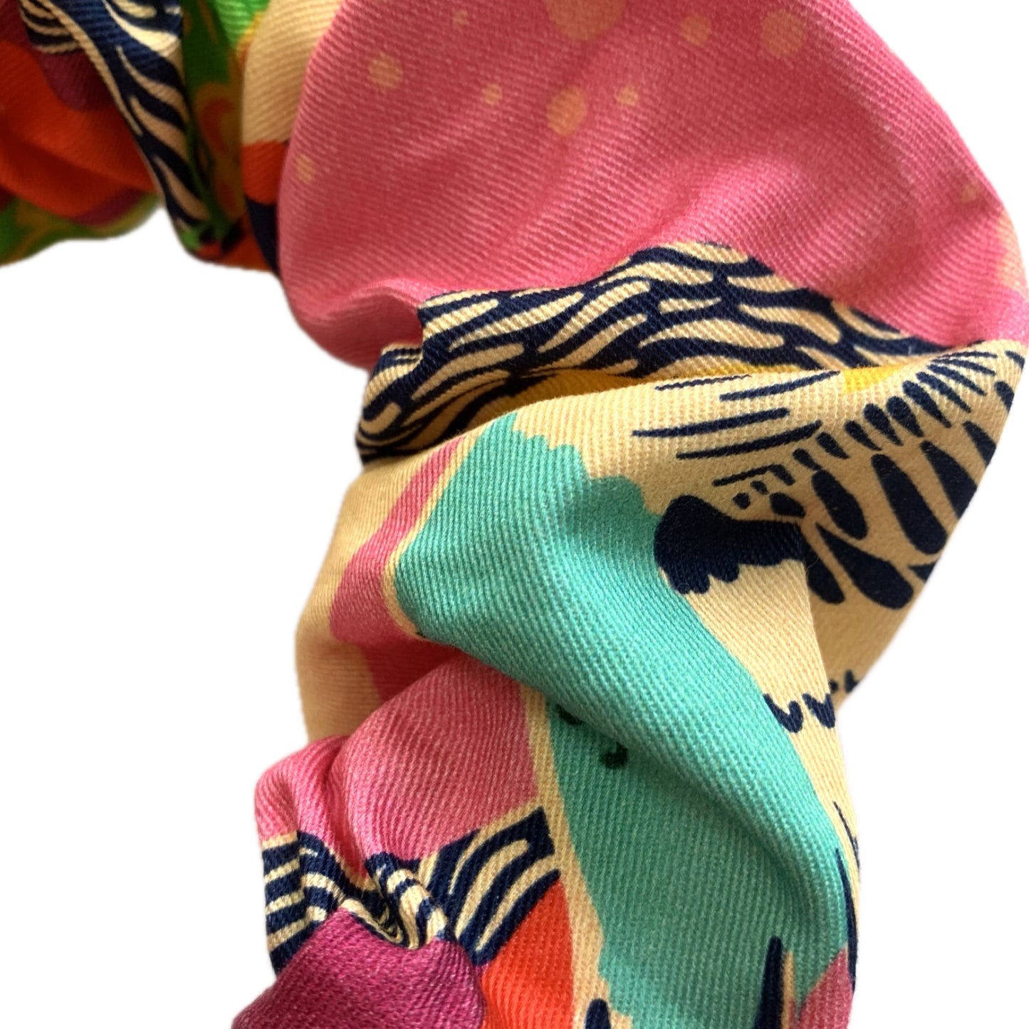 THIS BIRD HAS FLOWN -  JUMBO SCRUNCHIE HEADBANDS- Parrot Party
