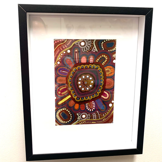 ART BY GAYLEE - Small Shadow Box Framed Original Painting #2