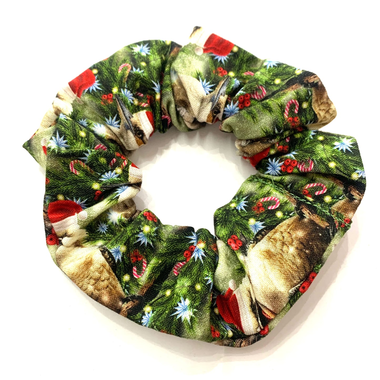 MUMMA WHOOPEE - Regular "Jolly Kookaburras"- Christmas Scrunchies