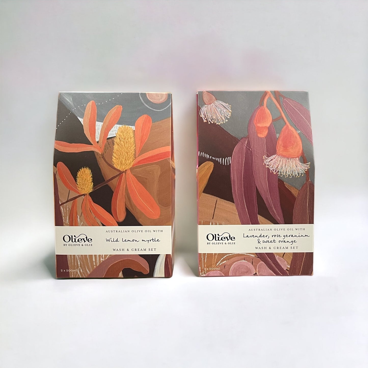 OLIEVE AND OLIE TWIN SET GIFT PACKS: BODY WASH & HAND & BODY CREAM
