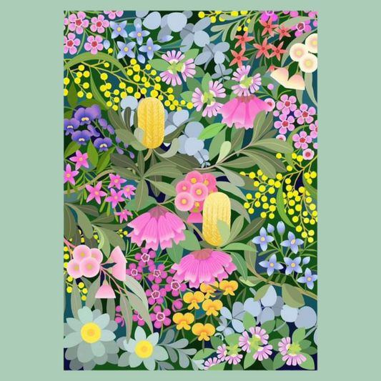 CLAIRE ISHINO- MEDIUM LIMITED EDITION A4 PRINTS- AUSTRALIAN NATIVE FLORA