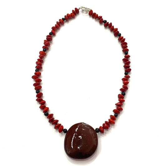 MICHELLE WEARE - Indigenous Seed Necklaces- Burny Bean