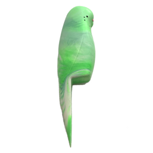 PETE CROMER - RESIN BUDGERIGAR #9 - Green Swirl